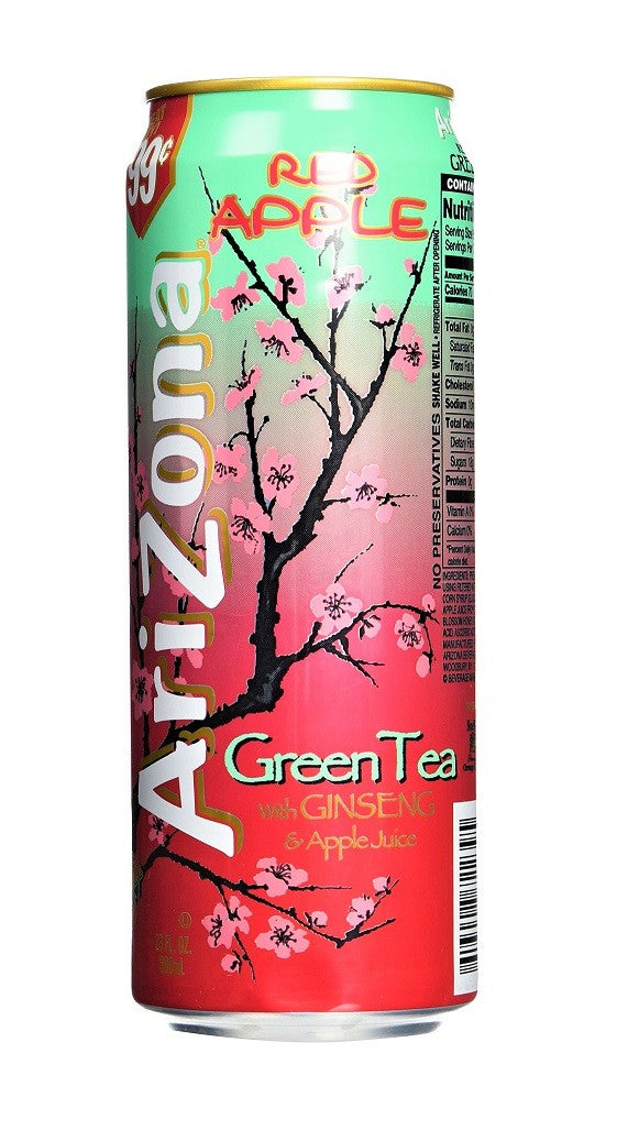 ARIZONA RED APPLE TÈ VERDE CON SUCCO DI MELA - America & USA, America / Bibite e alcolici, Stati Uniti, Tutto il cibo, Tutto il cibo / Bibite analcoliche - arizona-red-apple-te-verde-con-succo-di-mela - EATinerando.net
