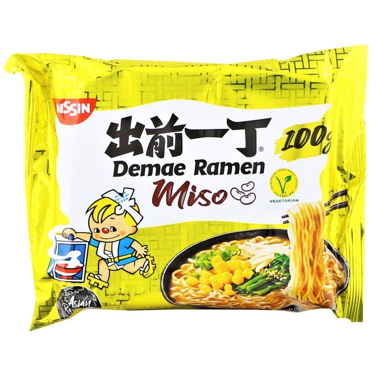 NISSIN RAMEN DEMAE AL MISO - Giappone, Oriente & Giappone, Oriente / Ramen zuppe e riso, Tutto il cibo, Tutto il cibo / Pasta riso ramen e zuppe - nissin-ramen-demae-al-miso - EATinerando.net