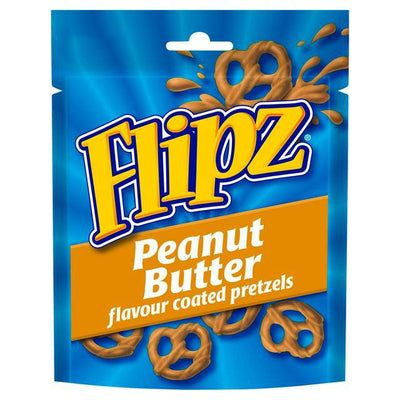 FLIPZ PRETZEL AL BURRO D'ARACHIDI - America & USA, America / Salati e snack, Stati Uniti, Tutto il cibo, Tutto il cibo / Snack salati - flipz-pretzel-al-burro-darachidi - EATinerando.net