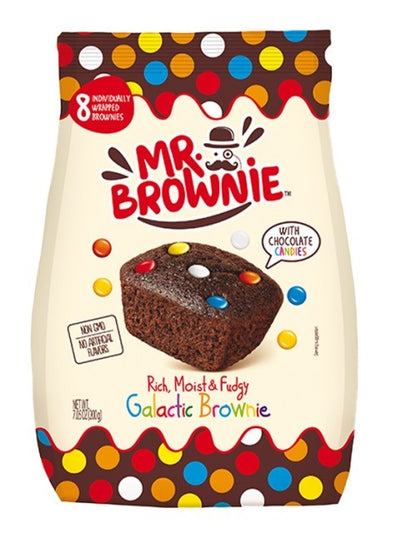 MR. BROWNIE GALACTIC CON CARAMELLE AL CIOCCOLATO 8PZ - America & USA, America / Dolci e biscotti, San Valentino, Stati Uniti, Tutto il cibo, Tutto il cibo / Dolci golosi - mr-brownie-galactic-con-caramelle-al-cioccolato-8pz - EATinerando.net