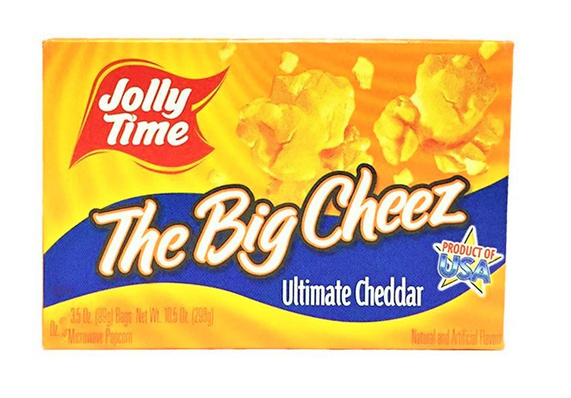 JOLLY TIME POPCORN AL FORMAGGIO CHEDDAR - America & USA, America / Salati e snack, Stati Uniti, Tutto il cibo, Tutto il cibo / Snack salati - jolly-time-popcorn-al-formaggio-cheddar - EATinerando.net
