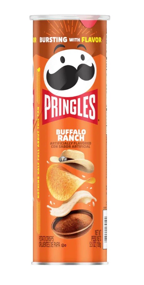 PRINGLES BUFFALO RANCH - America & USA, America / Salati e snack, Stati Uniti, Tutto il cibo, Tutto il cibo / Snack salati - pringles-buffalo-ranch - EATinerando.net
