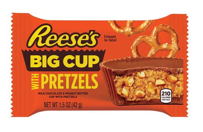 Reese’s Big Cup Pretzel e Burro D’Arachidi - America & USA, America / Dolci e biscotti, Cioccolata, San Valentino, Senza glutine, Stati Uniti, Tutto il cibo, Tutto il cibo / Dolci golosi - reeses-big-cup-pretzel-e-burro-darachidi - EATinerando.net