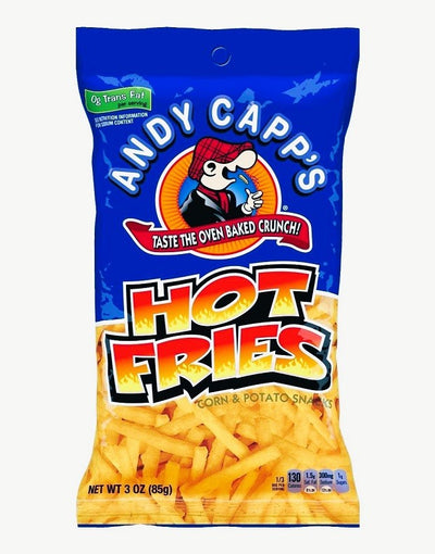 Andy Capp's Hot Fries Patatine di Mais Piccanti - America & USA, America / Salati e snack, Stati Uniti, Tutto il cibo, Tutto il cibo / Snack salati - andy-capps-hot-fries-patatine-di-mais-piccanti - EATinerando.net