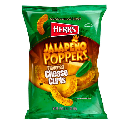 HERR'S PATATINE AL MAIS E JALAPEÑO E FORMAGGIO CONF. GRANDE - America & USA, America / Salati e snack, Stati Uniti, Tutto il cibo, Tutto il cibo / Snack salati - herrs-patatine-al-mais-e-jalapeno-e-formaggio-conf-grande - EATinerando.net