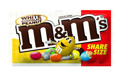 M&M'S CIOCCOLATO BIANCO E ARACHIDI CONF. GRANDE - America & USA, America / Dolci e biscotti, Stati Uniti, Tutto il cibo, Tutto il cibo / Dolci golosi - m-ms-cioccolato-bianco-e-arachidi-conf-grande - EATinerando.net