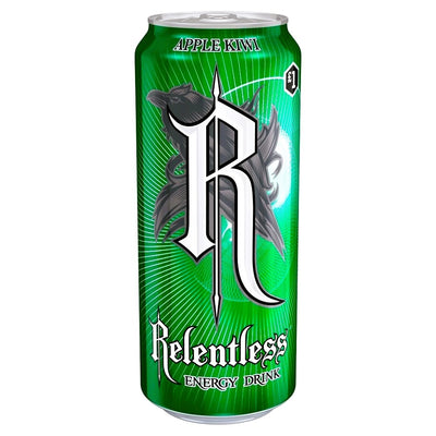 Relentless Energy Drink Alla Mela e Kiwi - America & USA, America / Bibite e alcolici, Senza glutine, Stati Uniti, Tutto il cibo, Tutto il cibo / Bibite analcoliche - relentless-energy-drink-alla-mela-e-kiwi - EATinerando.net