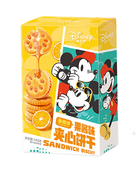 Disney Biscotti Sandwich All’Arancia Topolino e Minnie