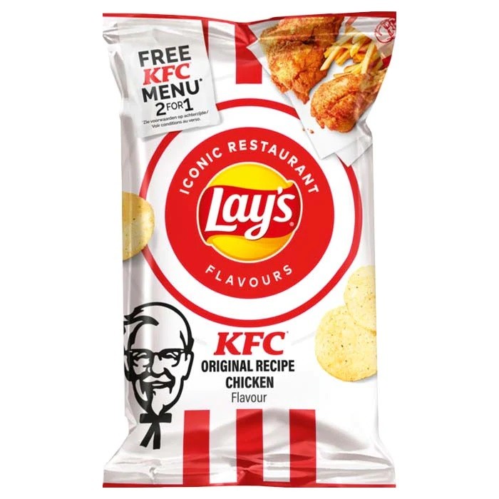 Lays Patatine al Pollo KFC - America & USA, America / Salati e snack, Stati Uniti, Tutto il cibo, Tutto il cibo / Snack salati - lays-patatine-al-pollo-kfc - EATinerando.net