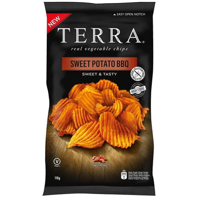 Terra Chips Sweet Potato BBQ - America & USA, America / Salati e snack, Stati Uniti, Tutto il cibo, Tutto il cibo / Snack salati, Vegan - terra-chips-sweet-potato-bbq - EATinerando.net