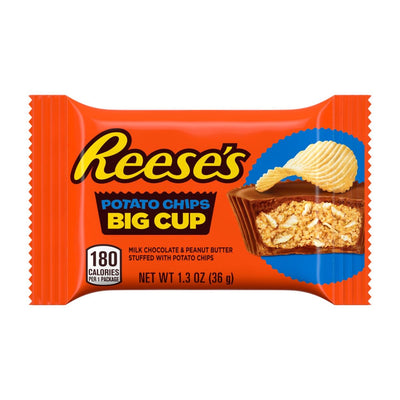 Reese’s Big Cup con Patatine e Burro D’Arachidi - America & USA, America / Dolci e biscotti, Cioccolata, Senza glutine, Stati Uniti, Tutto il cibo, Tutto il cibo / Dolci golosi - reeses-big-cup-con-patatine - EATinerando.net