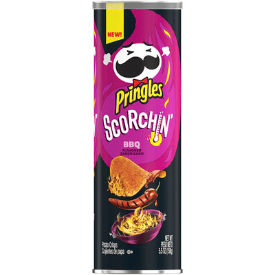 Pringles Patatine Piccanti Scorchin' BBQ - America & USA, America / Salati e snack, Stati Uniti, Tutto il cibo, Tutto il cibo / Snack salati - pringles-scorchin-bbq - EATinerando.net