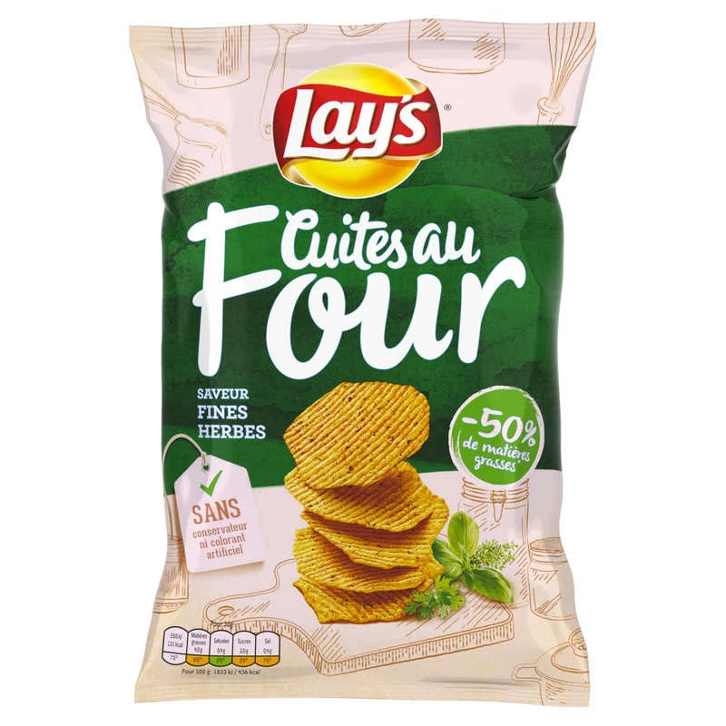 Lay’s Cotte al Forno Patatine alle Erbe Aromatiche