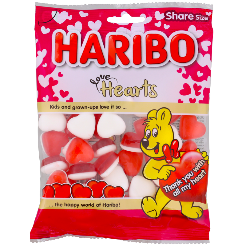 Haribo Love Hearts Cuoricini Gommosi