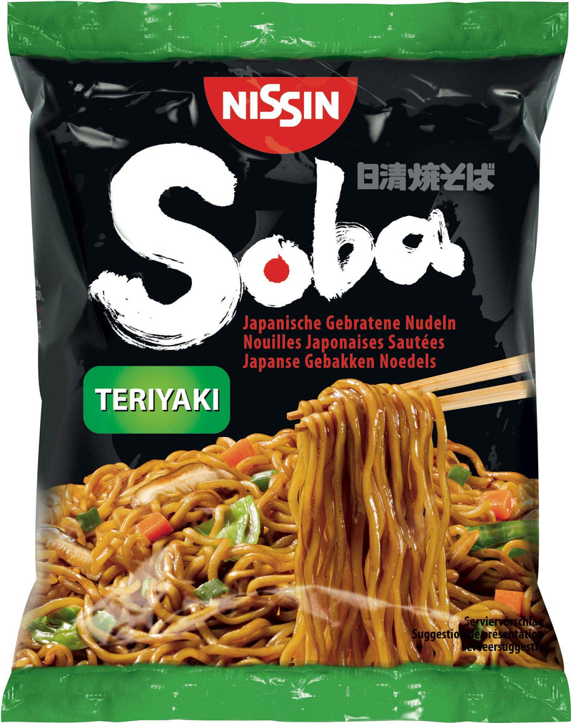 Nissin Soba Noodle Teriyaki - Giappone, Oriente & Giappone, Oriente / Ramen zuppe e riso, Tutto il cibo, Tutto il cibo / Pasta riso ramen e zuppe - nissin-soba-noodle-teriyaki - EATinerando.net