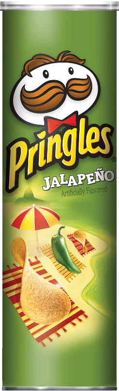 PRINGLES PATATINE AL JALAPEÑO - America & USA, America / Salati e snack, Stati Uniti, Tutto il cibo, Tutto il cibo / Snack salati - pringles-patatine-al-jalapeno - EATinerando.net