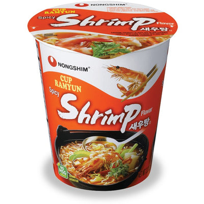 NONGSHIM RAMEN CUP GUSTO GAMBERI - Corea, Oriente & Giappone, Oriente / Ramen zuppe e riso, Tutto il cibo, Tutto il cibo / Pasta riso ramen e zuppe - nongshim-ramen-cup-gusto-gamberi - EATinerando.net