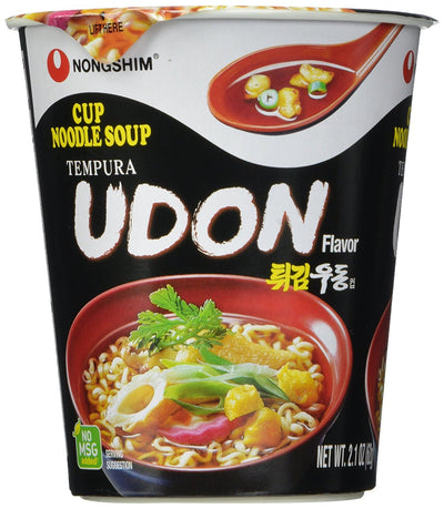 NONGSHIM RAMEN CUP GUSTO UDON TEMPURA - Corea, Oriente & Giappone, Oriente / Ramen zuppe e riso, Tutto il cibo, Tutto il cibo / Pasta riso ramen e zuppe - nongshim-ramen-cup-gusto-udon-tempura - EATinerando.net