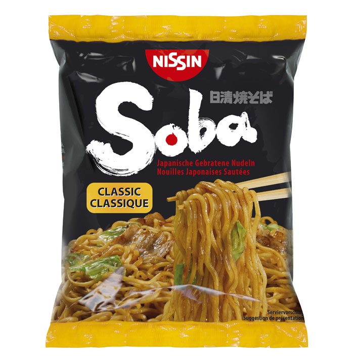 Nissin Soba Noodle Classici - Giappone, Oriente & Giappone, Oriente / Ramen zuppe e riso, Tutto il cibo, Tutto il cibo / Pasta riso ramen e zuppe - nissin-soba-noodle-classici - EATinerando.net