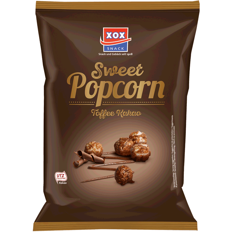 Xox Popcorn al Cioccolato
