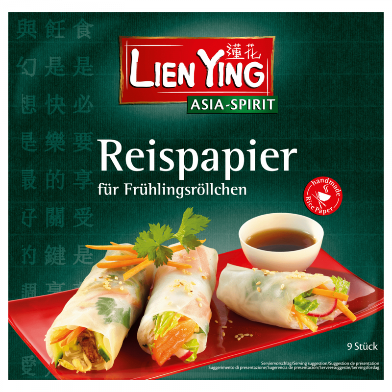 Lien Ying Sfoglie di Riso per Involtini - Cina, Oriente & Giappone, Oriente / Ramen zuppe e riso, Tutto il cibo, Tutto il cibo / Secondi piatti e contorni - lien-ying-sfoglie-di-riso-per-involtini - EATinerando.net