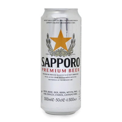 Sapporo Birra Giapponese 500ML - Giappone, Oriente & Giappone, Oriente / Bevande e alcolici, Tutto il cibo, Tutto il cibo / Vini e birre - sapporo-birra-giapponese-500ml - EATinerando.net
