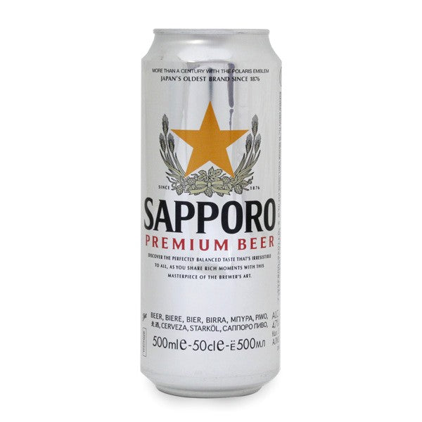 Sapporo Birra Giapponese 500ML - Giappone, Oriente & Giappone, Oriente / Bevande e alcolici, Tutto il cibo, Tutto il cibo / Vini e birre - sapporo-birra-giapponese-500ml - EATinerando.net