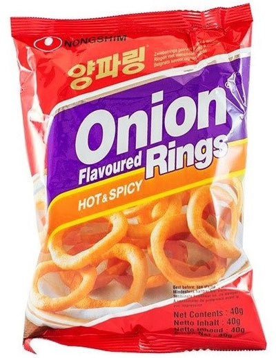 Nongshim Anelli di Cipolla Piccanti - Corea, Oriente & Giappone, Oriente / Snack salati e patatine, Tutto il cibo, Tutto il cibo / Snack salati - nongshim-anelli-di-cipolla-piccanti - EATinerando.net