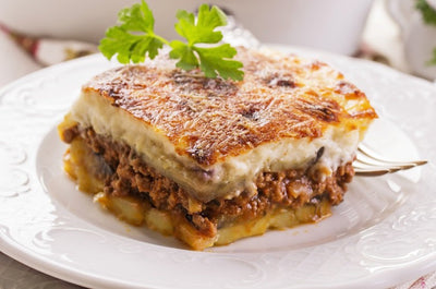 ZANAE MOUSSAKA SFORMATO DI MELANZANE E CARNE - Europa, Europa & Resto del Mondo, Europa & Resto del Mondo / Salati e snack, Grecia, Tutto il cibo, Tutto il cibo / Pasta riso ramen e zuppe - zanae-moussaka-sformato-di-melanzane-e-carne - EATinerando.net