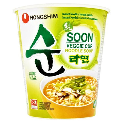 Nongshim Ramen Cup alle Verdure Vegano - Corea, Oriente & Giappone, Oriente / Ramen zuppe e riso, Tutto il cibo, Tutto il cibo / Pasta riso ramen e zuppe - nongshim-ramen-cup-alle-verdure-vegano - EATinerando.net