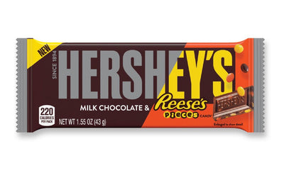 HERSHEY'S CIOCCOLATO CON REESE'S PIECES - America & USA, America / Dolci e biscotti, Cioccolata, Stati Uniti, Tutto il cibo, Tutto il cibo / Dolci golosi - hersheys-cioccolato-con-reeses-pieces - EATinerando.net