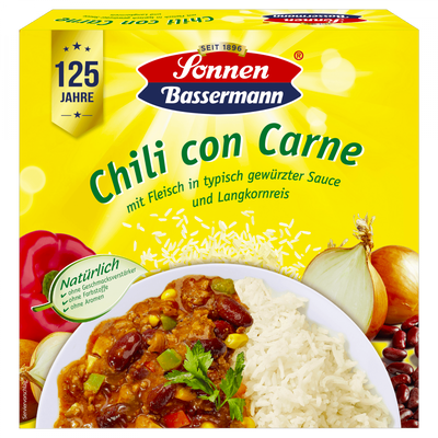 Sonnen Chili Con Carne e Riso - Europa & Resto del Mondo, Europa & Resto del Mondo / Salati e snack, Germania, Offerte, Tutto il cibo, Tutto il cibo / Secondi piatti e contorni - sonnen-chili-con-carne - EATinerando.net