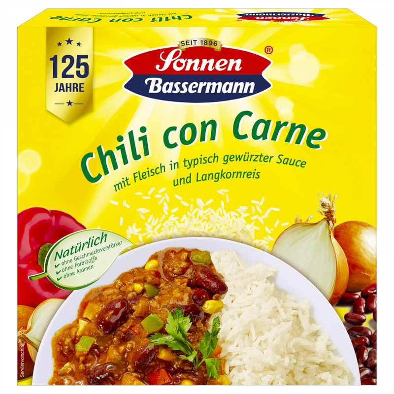 Sonnen Chili Con Carne e Riso - Europa & Resto del Mondo, Europa & Resto del Mondo / Salati e snack, Germania, Offerte, Tutto il cibo, Tutto il cibo / Secondi piatti e contorni - sonnen-chili-con-carne - EATinerando.net