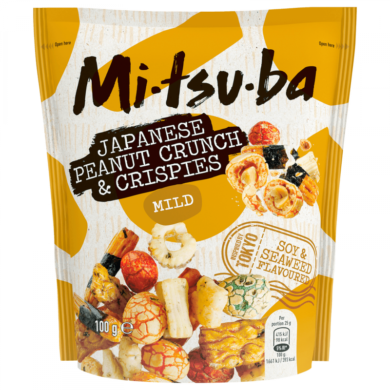 Mitsuba Snack Mix Giapponese con Arachidi e Cracker di Riso - Giappone, Oriente & Giappone, Oriente / Snack salati e patatine, Tutto il cibo, Tutto il cibo / Snack salati - mitsuba-snack-giapponese-alle-arachidi-croccanti - EATinerando.net