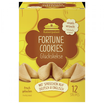 Kreyenhop Biscotti della Fortuna 12PZ - Cina, Oriente & Giappone, Oriente / Dolci orientali, Tutto il cibo, Tutto il cibo / Dolci golosi - kreyenhop-biscotti-della-fortuna-12pz - EATinerando.net