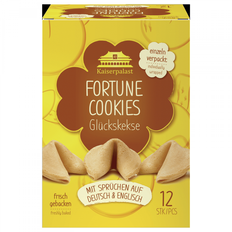 Kreyenhop Biscotti della Fortuna 12PZ - Cina, Oriente & Giappone, Oriente / Dolci orientali, Tutto il cibo, Tutto il cibo / Dolci golosi - kreyenhop-biscotti-della-fortuna-12pz - EATinerando.net