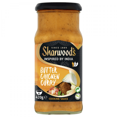 Sharwood’s Salsa Indiana Butter Chicken Curry - Europa & Resto del Mondo, Europa & Resto del Mondo / Spezie e condimenti, India, Tutto il cibo, Tutto il cibo / Salse spezie e condimenti - sharwood-s-salsa-indiana-butter-curry - EATinerando.net