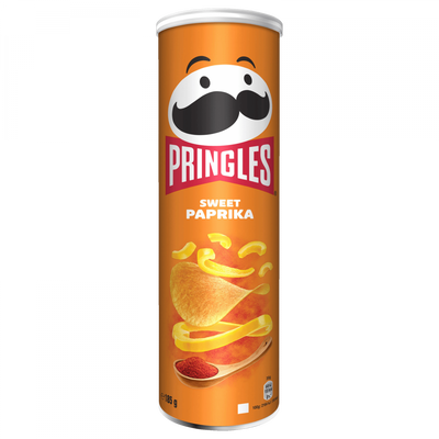 Pringles alla Paprika Dolce - America & USA, America / Salati e snack, Stati Uniti, Tutto il cibo, Tutto il cibo / Snack salati - pringles-sweet-paprika - EATinerando.net