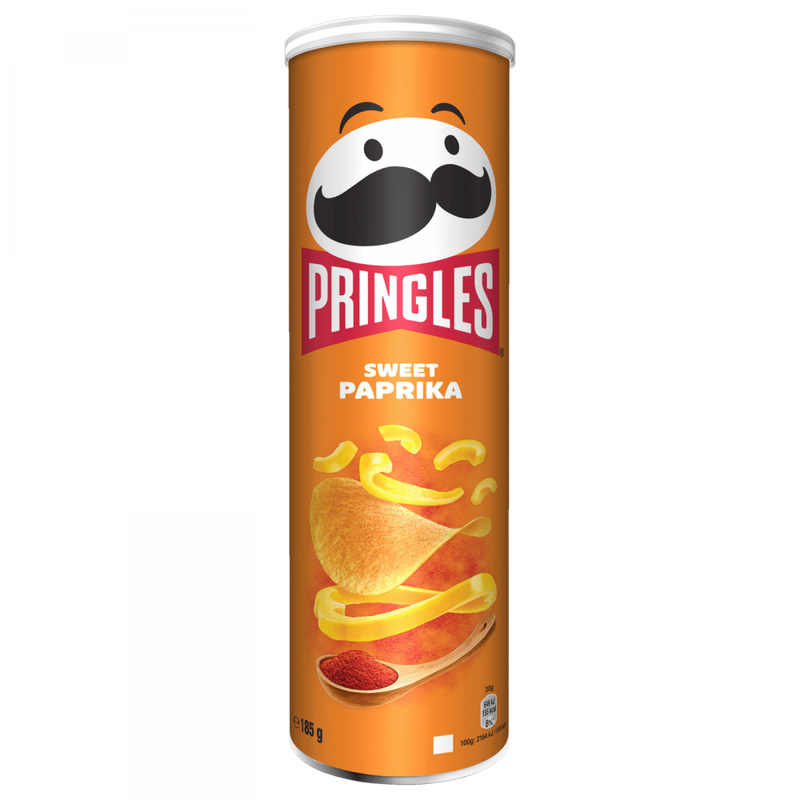 Pringles alla Paprika Dolce - America & USA, America / Salati e snack, Stati Uniti, Tutto il cibo, Tutto il cibo / Snack salati - pringles-sweet-paprika - EATinerando.net