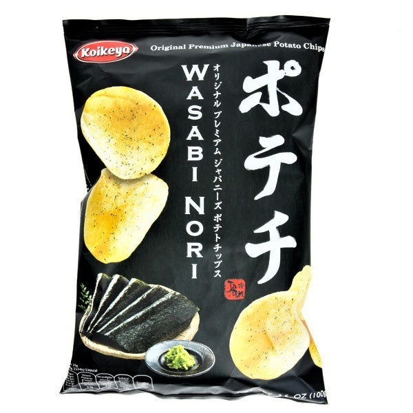 Koikeya Patatine Wasabi e Alghe Nori - Giappone, Oriente & Giappone, Oriente / Snack salati e patatine, Tutto il cibo, Tutto il cibo / Snack salati - koikeya-patatine-wasabi-e-alghe-nori - EATinerando.net