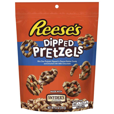 REESE'S PRETZEL RICOPERTI DI BURRO D'ARACHIDI - America & USA, America / Dolci e biscotti, Stati Uniti, Tutto il cibo, Tutto il cibo / Dolci golosi - reeses-pretzel-ricoperti-di-burro-darachidi - EATinerando.net