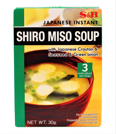 S&B ZUPPA DI MISO BIANCO SHIRO - Giappone, Oriente & Giappone, Oriente / Ramen zuppe e riso, Tutto il cibo, Tutto il cibo / Pasta riso ramen e zuppe - s-b-zuppa-di-miso-bianco-shiro - EATinerando.net