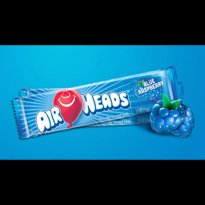 AIRHEADS CARAMELLA GOMMOSA AL LAMPONE BLU - America & USA, America / Dolci e biscotti, Stati Uniti, Tutto il cibo, Tutto il cibo / Dolci golosi - airheads-caramella-gommosa-al-lampone-blu - EATinerando.net