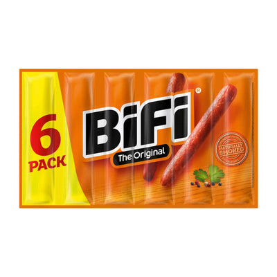 BiFi Original Salamino Affumicato confezione da 6 - Europa & Resto del Mondo, Europa & Resto del Mondo / Salati e snack, Germania, Tutto il cibo, Tutto il cibo / Snack salati - bifi-original-salamino-affumicato-confezione-da-6 - EATinerando.net