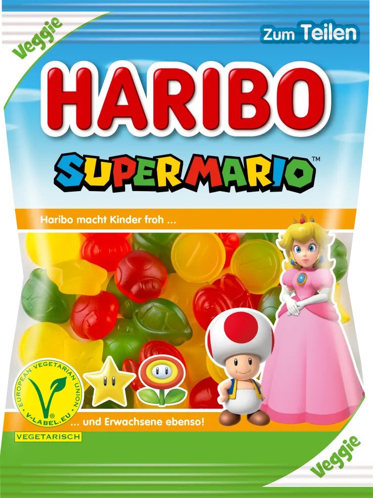 Haribo Caramelle Gommose Vegane Super Mario