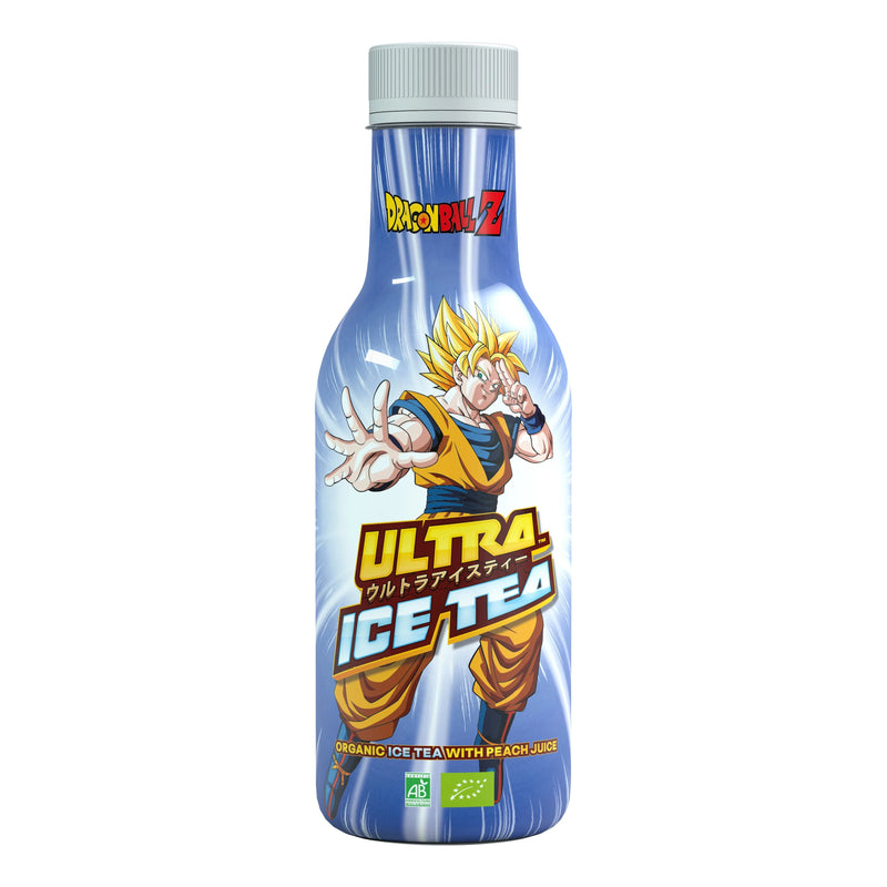 Dragon Ball Goku Super Saiyan DBZ Tè Nero con Succo di Pesca