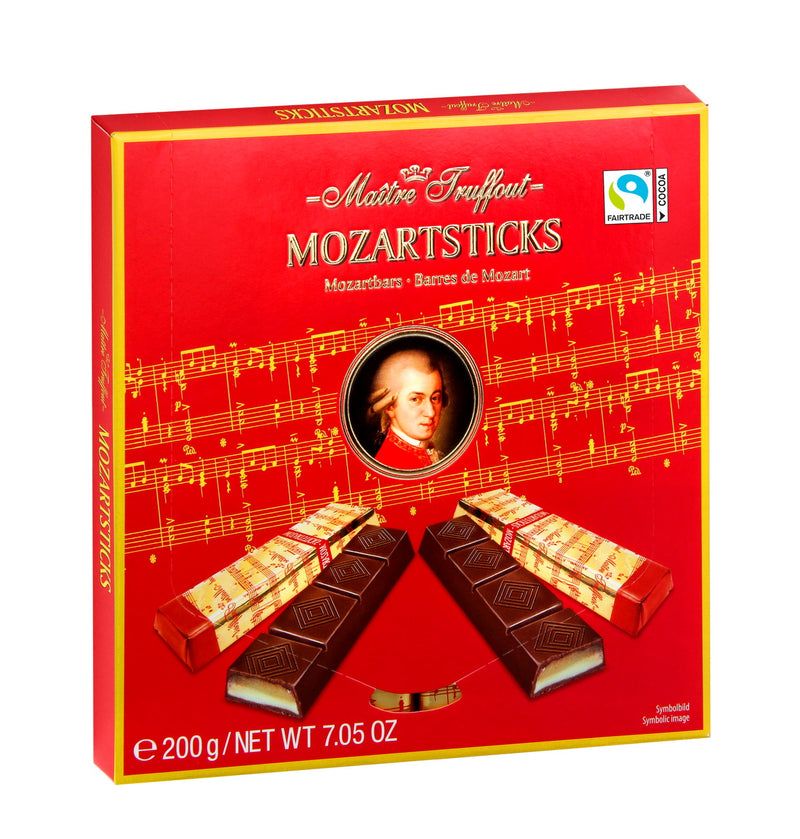 Mozart Sticks Barrette al Cioccolato e Marzapane con Pistacchio