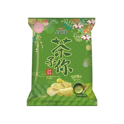 Oishi Patatine al Tè Matcha - Giappone, Oriente & Giappone, Oriente / Snack salati e patatine, Tutto il cibo, Tutto il cibo / Snack salati - oishi-patatine-al-te-matcha - EATinerando.net