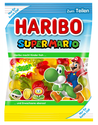 Haribo Caramelle Gommose Super Mario Aspre