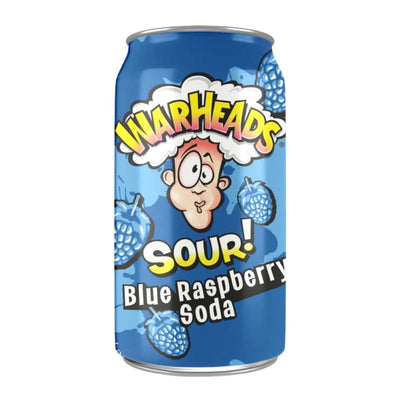 Warheads Sour! Soda al Lampone Blu - America & USA, America / Bibite e alcolici, Stati Uniti, Tutto il cibo, Tutto il cibo / Bibite analcoliche - warheads-sour-blue-raspberry-soda - EATinerando.net
